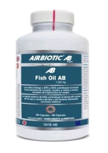 Fish oil 1200mg 180 Capsules - AIRBIOTIC