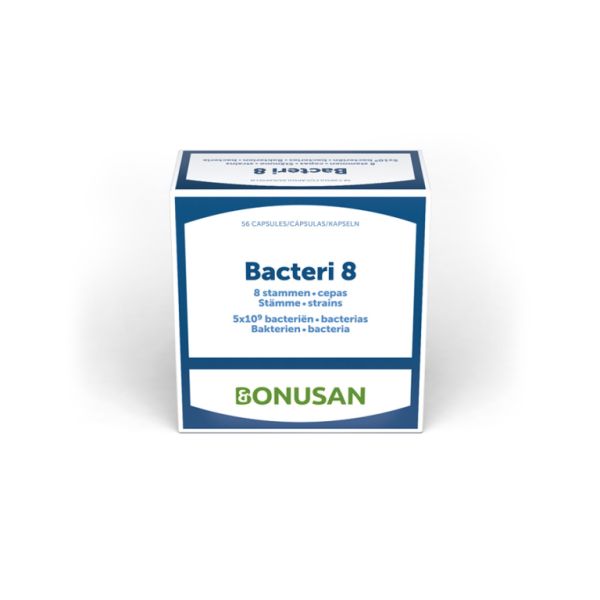 Bacteri 8 56 Cápsulas - BONUSAN