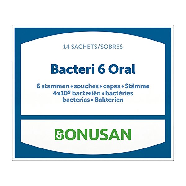 Bacteri 6 Oral 14 Enveloppes - BONUSAN Img 2