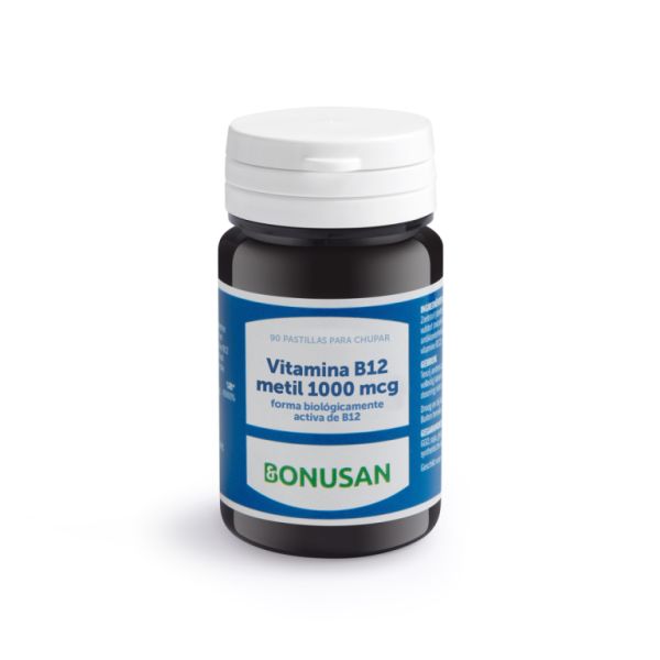 Vitamin B12 Methyl 1000 mcg 90 Tablets - BONUSAN