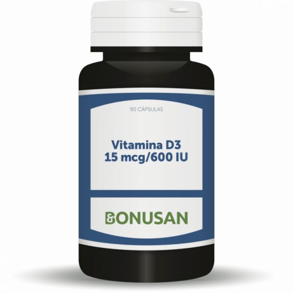 Vitamin D3 15 mcg 90 Capsules - BONUSAN