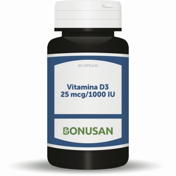 Vitamin D3 25 mcg 90 Capsules - BONUSAN