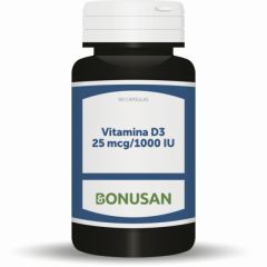 Comprar BONUSAN Vitamina D3 25 mcg 90 Cápsulas Por 15,99€