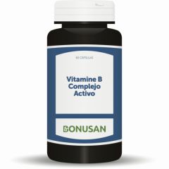 Comprar BONUSAN Complexo Ativo de Vitamina B 60 Cápsulas Vegetais Por 29,99€