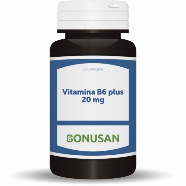 Vitamin B6 Plus 60 pflanzliche Kapseln - BONUSAN