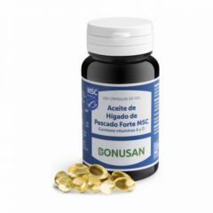 Buy BONUSAN MSC Forte Fish Liver Oil 120 Vegetable Capsules By 18,99€