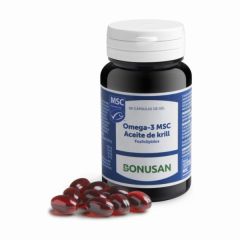 Buy BONUSAN Omega3 MSC Krill Oil 60 Vegetable Capsules By 41,99€