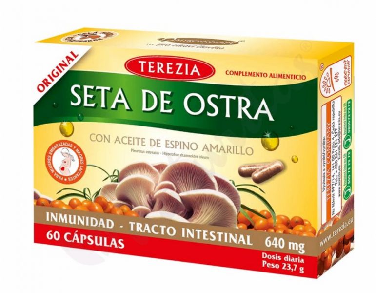 SETA DE OSTRA CON ACEITE DE ESPINO AMARILLO 60 CAP