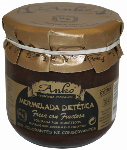 Doce de morango com frutose sem açúcar 314 ml