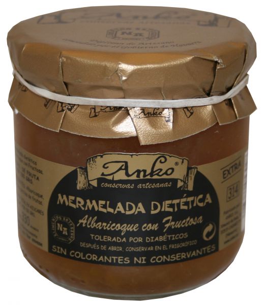 Doce de damasco com frutose sem açúcar 314 ml