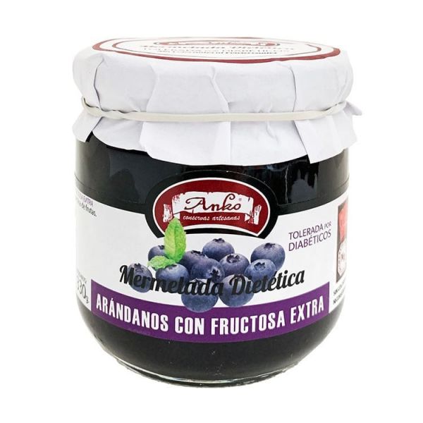 Confiture de myrtilles sans sucre avec fructose