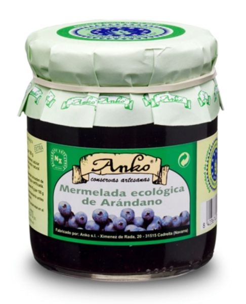 Confiture extra de bleuets bio 250 ml - ANKO