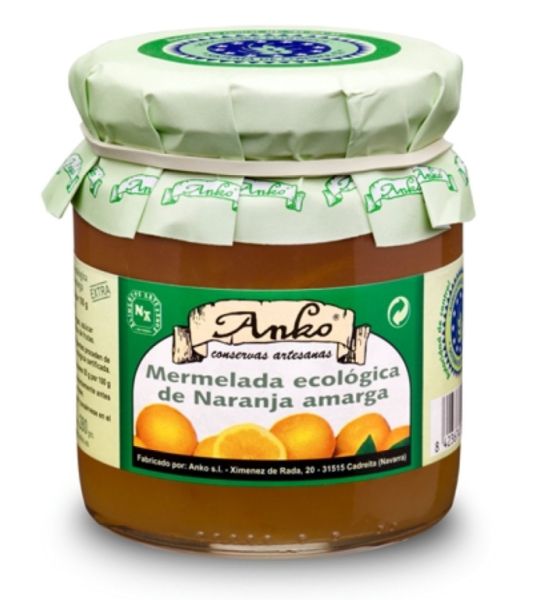 Doce orgânico de laranja amarga 250 ml - ANKO