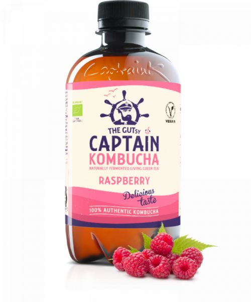 Kombucha California Framboesa BIO 1L - CAPTAIN