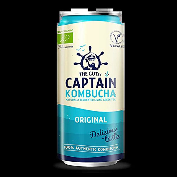 Kombucha Core Lata Original 250 ml - CAPTAIN