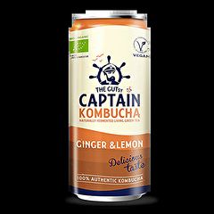 Buy CAPTAIN Kombucha Core Can Ginger and Lemon 250 ml By 1,99€