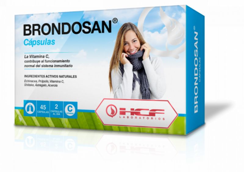 Brondosan 45 cápsulas 600 mg - HCF