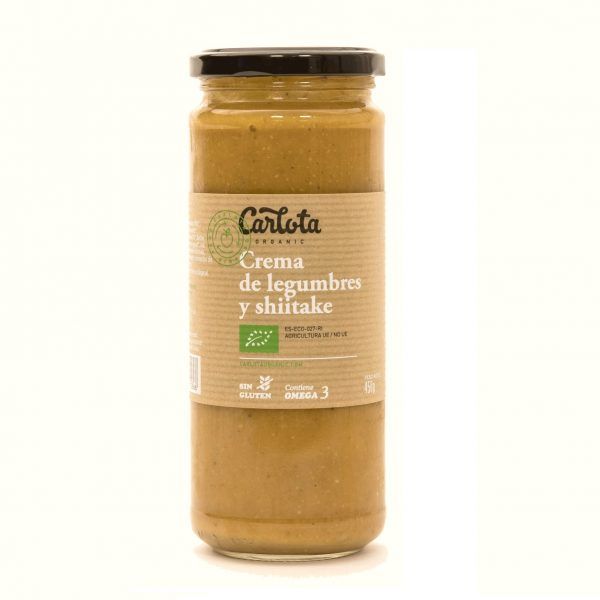 Crema Legumbre con Shiitake BIO 450 ml - CARLOTA