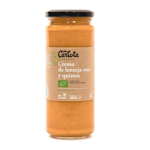 Red Lentil and Quinoa Cream BIO 450 ml - CARLOTA