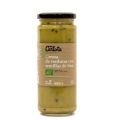 Comprar CARLOTA Creme Vegetal com Sementes de Linhaça BIO 450 ml Por 3,95€