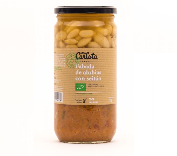 Fabada Alubias y Seitan BIO 720 g - CARLOTA