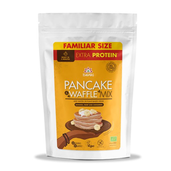 BANANA HEMP AND CINNAMON PANCAKE 400 g - ISWARI