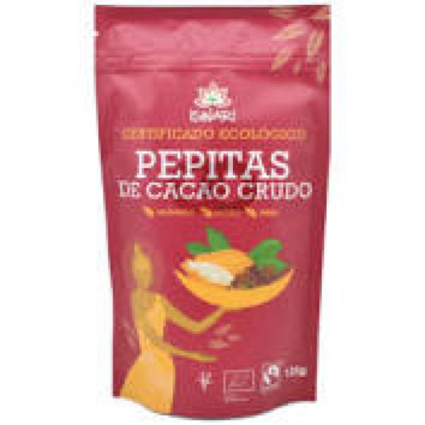 Pepitas de cacau de comércio justo orgânico 125 g