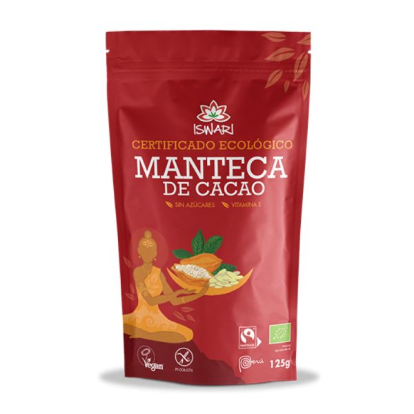 Manteca de Cacao Bio Fair Trade 125 g - ISWARI