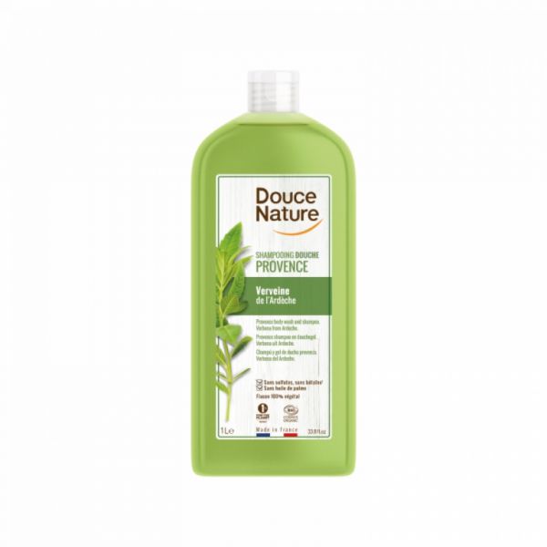 Verbena Duschgel-Shampoo 1 L - DOUCE NATURE