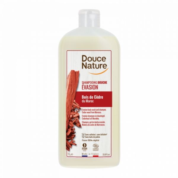 Cedar Shower Gel Shampoo 1 L - DOUCE NATURE