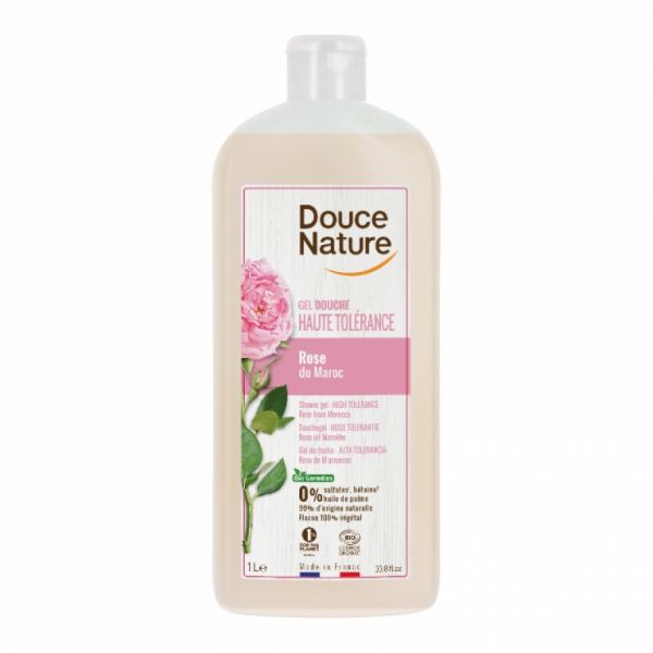 Rosa Duschgel 1 L - DOUCE NATURE