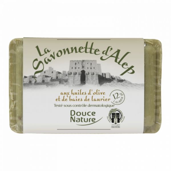 Aleppo Soap Bar 12% Laurel 100 g - DOUCE NATURE