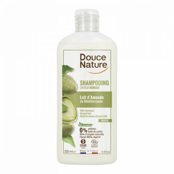 Shampoo de leite de amêndoa para cabelos normais e secos 250 ml