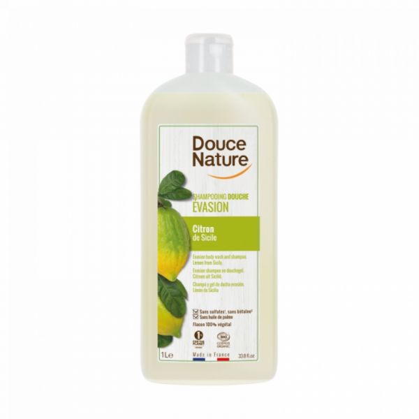 Xampú Gel Dutxa Llimona 1 L - DOUCE NATURE