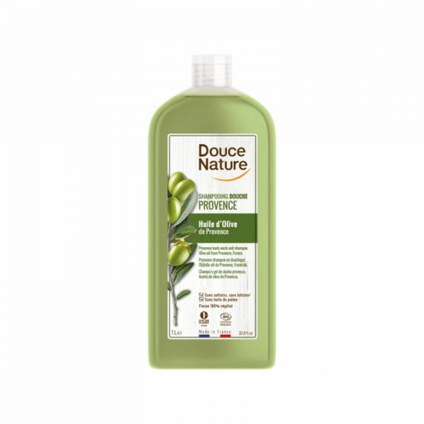 Oliven-Duschgel-Shampoo 1 L - DOUCE NATURE