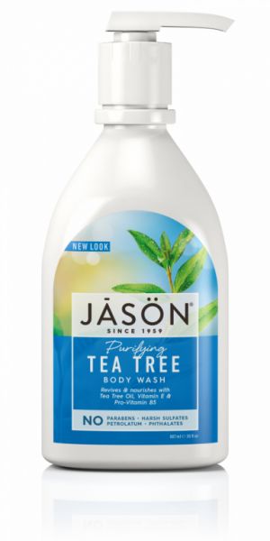 Gel de banho purificante Tea Tree 887 ml - JASON