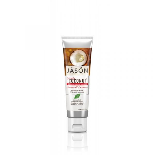 Creme dental branqueador de coco 119 g - JASON