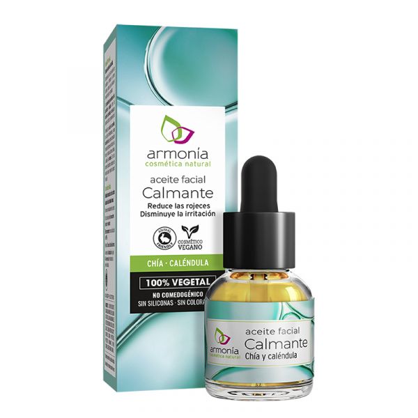 Chia en calendula verzachtende gezichtsolie 15 ml