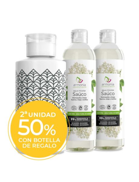 PACK 2 st BIO MICELLAR+GLASFLASKA - ARMONIA