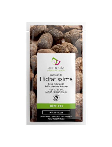 Hidratisima Máscara Facial Noturna 10 g - ARMONIA