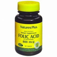 Acheter NATURE'S PLUS ACIDE FOLIQUE 90 Comp Par 10,55€