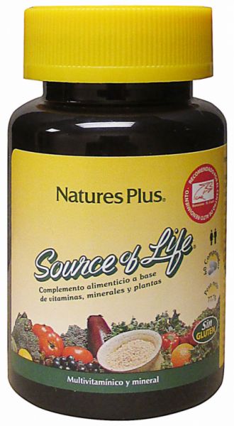 SOURCE OF LIFE 60 Comp - NATURE'S PLUS