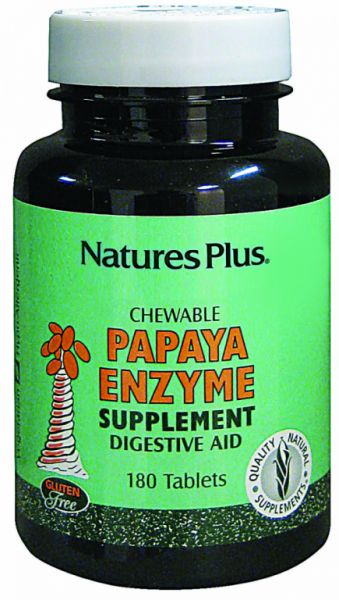 PAPAYA ENZYM 180 Comp Mast - NATURE'S PLUS