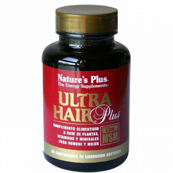 ULTRA HAIR PLUS WITH MSM 60 Comp - NATURE'S PLUS