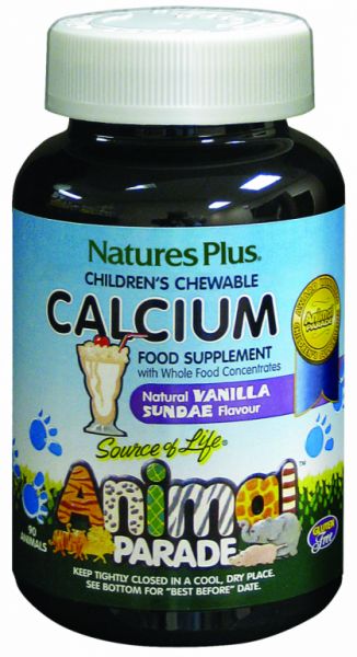 ANIMAL PARADE CALCIUM 90 Comp Mast - NATURE'S PLUS