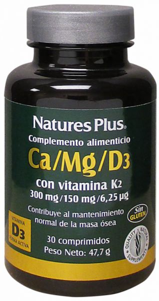 CÁLCIO MAGNÉSIO D3 COM VITAMINA K2 30 Comp