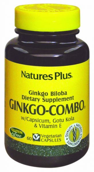 GINKGO COMBO 60 Caps - NATURE'S PLUS