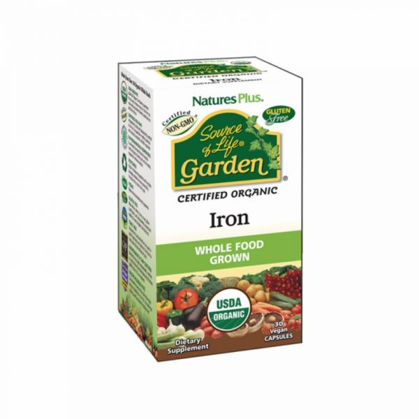 GARDEN IRON 18mg 30 Cápsulas - NATURE'S PLUS