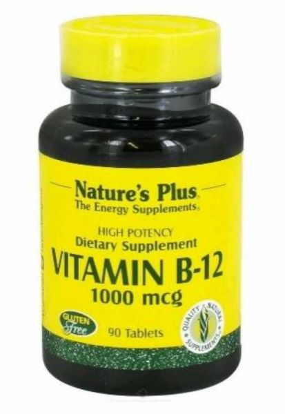 VITAMIN B12 1000 mcg 90 Comp - NATURE'S PLUS