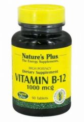 köpa NATURE'S PLUS VITAMIN B12 1000 mcg 90 Komp Förbi 24,65€